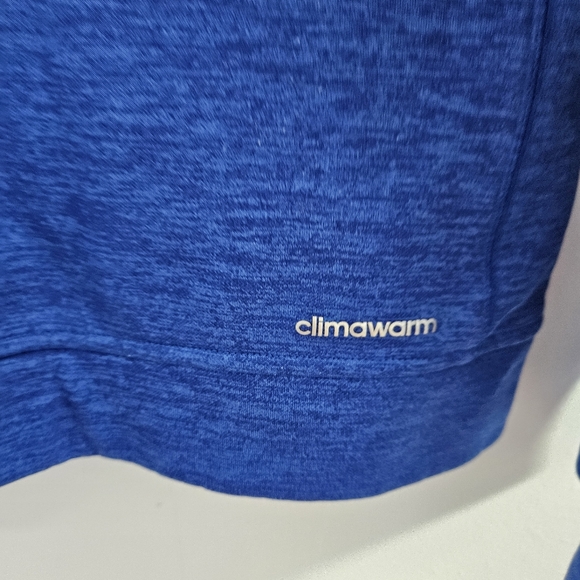 Adidas Royal Blue Pullover Hoodie Unisex - Picture 6 of 12